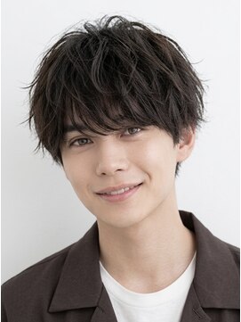 ヘアーエボリューション 色気漂う 無造作くせ毛風パーマ