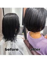 モンド ヘアクリエーション 新栄店(monde hair creation)&nbsp;【monde】before × after × 髪質改善