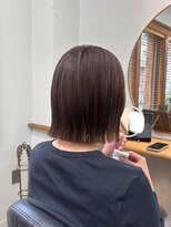 エニエンメイクス 立川(ENIEN MAKE'S)&nbsp;ボブ/ボブレイヤー/ブリーチなし/Aujua/髪質改善/ライトブラウン