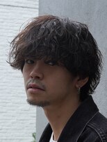 フィフスパーク(fifth PARK)&nbsp;渋谷シャドウパーマ波巻きスパイラルパーマメンズマッシュウルフ
