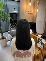 ヘアースパ ノッシュ 博多千代店(Hair Spa Nosh)&nbsp;Hair Spa Nosh 博多千代店/オリーブブラウン/髪質改善カラー