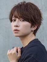 CITY men's メンズサロン/ニュアンスパーマ/フェザーパーマ/ダウンパーマ&nbsp;メンズ刈り上げフェザーパーマツーブロックセンターパート