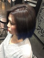 ゾーマ(ZOUMA)&nbsp;毛先ヴィヴィッドブルー　ＴＲＩＣＫＳＴＹＬＥ☆