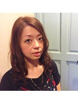 アフラン ヘアーデザイン(a.fran hair design)&nbsp;くせ毛風レイヤーロング