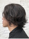 ミディアムパーマスタイル
