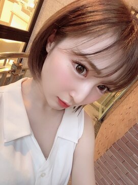 アッシュ 大泉学園店(Ash) 【清楚系】シースルーバングボブ@ash.maki　[20代]