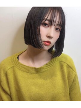 ルッツ(Lutz. hair design) ツヤ感　ナチュラルボブ