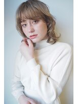 レセ 南柏店(Laissez)&nbsp;パーマ/ネオウルフ/シルキーベージュ/ミディアム【レセ南柏店】