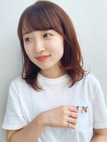 ガーデントウキョウ(GARDEN Tokyo) 【GARDEN荒井夏海】ふんわりレイヤーロブ×オレンジブラウン