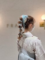 フレーム ヘア ルーム 天王寺駅前店(FRAME hair room)&nbsp;卒業式ポニーテールアレンジ