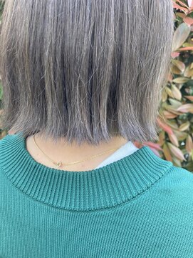 ネオヘアー 曳舟店(NEO Hair) オリーブグレージュ【クゴウ】くびれヘア/アースカラー