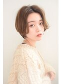 ミルクブラウン/ダークパープル/ナチュラルショート/夏/上尾