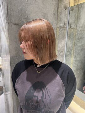 ロンド レア 天神大名店(Lond Le’a) ミルクティーベージュ髪質改善トリートメントインナーカラー