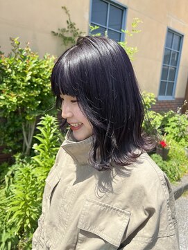 リミックス 南国店(remix) おしゃれな暗髪ラベンダー♪