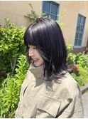 おしゃれな暗髪ラベンダー♪