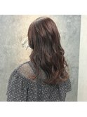 【所渉】ココアブラウンカラー/韓国風レイヤー