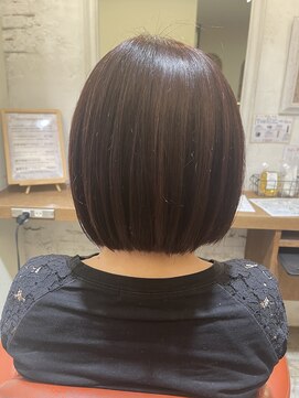 ブロッサム ひばりヶ丘(Blossom) 小顔補正立体カット×ナチュラル丸みボブ 10代20代30代40代50代