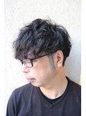MEN'S　HAIR　　マッシュパーマ ツイストスパイラルパーマ