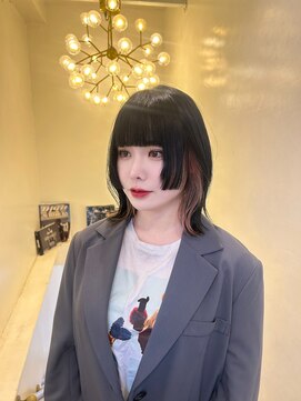 キイ 原宿 表参道(K.e.y) 姫カット／インナーカラー／デザインカラー