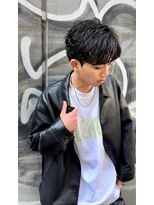 オム ブランシェ(HOMME BLANCHE’)&nbsp;韓流波巻きニュアンス＆ダウンパーマ