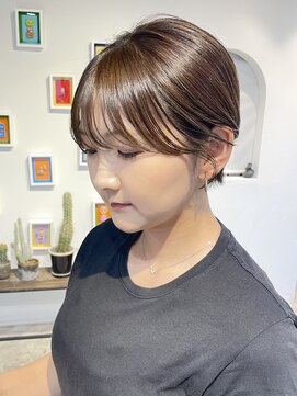 ノーム(norm) マッシュショート/小顔カット/ショートヘア/ベージュ/渋谷