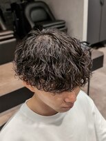 プルーブトウキョウ 渋谷(PROVE TOKYO)&nbsp;刈り上げマッシュ波巻きスパイラルパーマメンズ渋谷