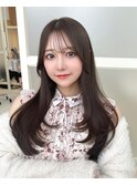 大人可愛い韓国レイヤーカット 顔まわり前髪似合わせ銀座