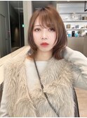 レイヤー/韓国/ボブ/縮毛矯正/髪質改善41123
