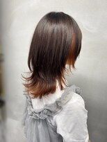 イロハ(IROHA)&nbsp;ロングウルフ×オレンジカラー