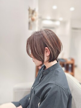 ツナグ(TSUNAGU) 質感と量感にこだわたショートボブ×透明感カラー