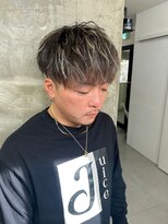 メンズサロン キング 梅田店(Men’s salon K!ng)&nbsp;波巻きツイストスパイラルパーマ/フェザーパーマ/眉毛/メンズ