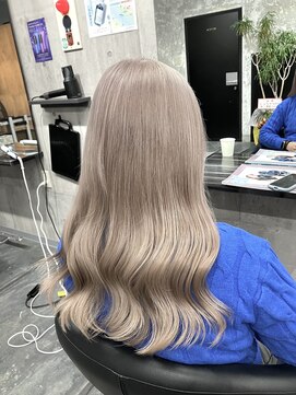 シャンプーボーイ 佐賀(SHAMPOO BOY) ミルクティー/ベージュ/抜きっぱなし/ブリーチ