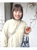 ショートボブハイライトレイヤーカットヘアセット髪質改善天文館