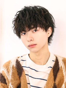 オーシャントーキョーウエスト 心斎橋 (OCEAN TOKYO WEST) ツイストスパイラル波巻きスパイラルパーマセンターパートウルフ