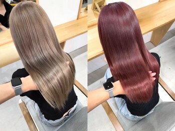 ベルポール(Bell port)の写真/髪質改善にこだわった艶髪カラー*暗髪からハイトーンカラーまで人気◎[芦屋駅/ダブルカラー/ケアブリーチ]