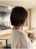 切りっぱなしボブ