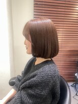 クリック(Click)&nbsp;着物ヘア/大人ガーリー/ダークアッシュ/似合わせカット/小倉