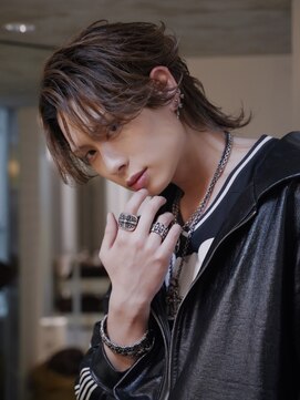 クペウヘイヴン メンズ(cope'u HAVEN men's) ブラウンカラーセンターパート