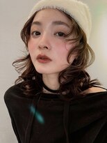 クラン エン バイ ヘッドライト 二子玉川店(clan en. by HEADLIGHT)&nbsp;目を惹くふわっとレイヤー/まろやかベージュ