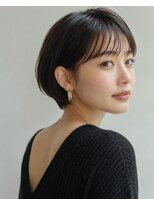ライクバイコトナ 越谷(RIKE by kotona)&nbsp;ショートボブ髪型20代30代40代50代前髪あり前髪なし面長丸顔越谷