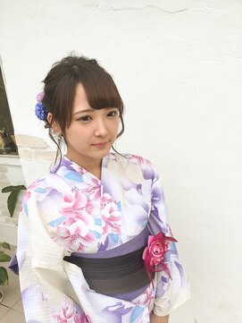 コジック ヘアアンドアイ(Cogic hair & eye) 10代20代和装可愛い愛されモテヘアセット編み込みアレンジ