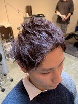 バーバー スタジオ ラフテル(Barber Studio RAFTEL)&nbsp;アップバング、ピンク