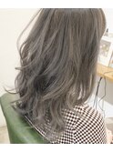 ダブルカラー マットグレージュ