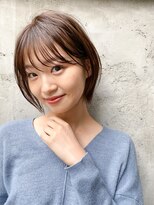 ミィ 表参道(mee.)&nbsp;【mee.】オオニシ　ショートボブ　ショート　アッシュブラウン