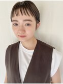 耳かけコンパクトマッシュショート