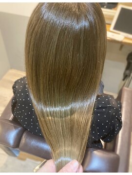 ジーナ 西荻窪(Zina) 20代30代40代マロンベージュAラインボブかきあげ