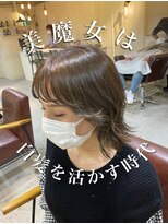 【恵比寿ro-ro】脱白髪染め×ハイライト