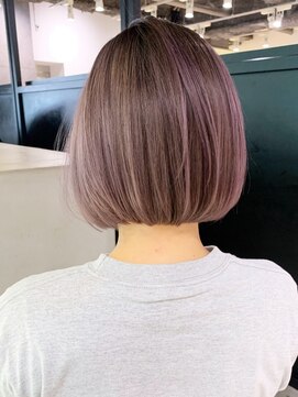 アイティー バイ アルバム 中野店(IT by ALBUM) エアタッチ_外ハネボブセクションカラーペールベージュ_ba397053