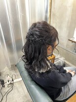 リエコー(RE'ECHO)&nbsp;ハーフアップ/ミディアムアレンジ/