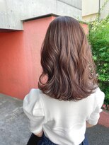 グランディール(grandir)&nbsp;「grandir」外ハネミディアム×ラベンダーベージュ